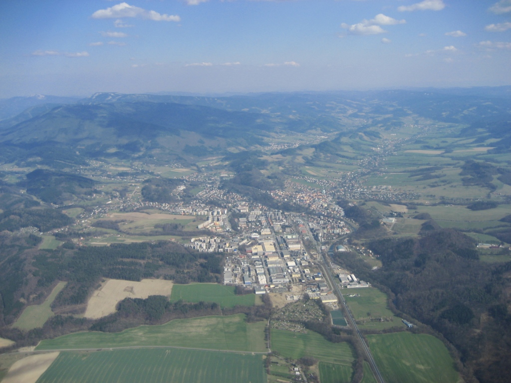 Takhle vypadá Rožnov ze vzduchu